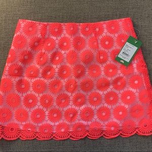 NWT Lilly Pulitzer Tate Pinwheel Lace Skirt